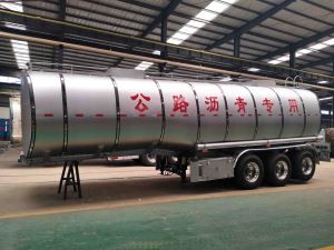 40cbm Prevoz asfalta Prikolica sa težinom 40ton